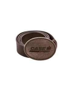 Męski sk&oacute;rzany pasek z metalową klamrą CASE IH